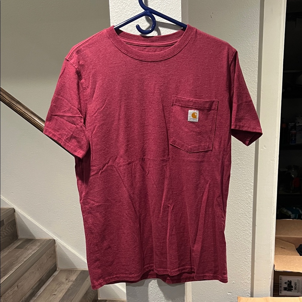 Carhartt Burgundy Pocket Tee